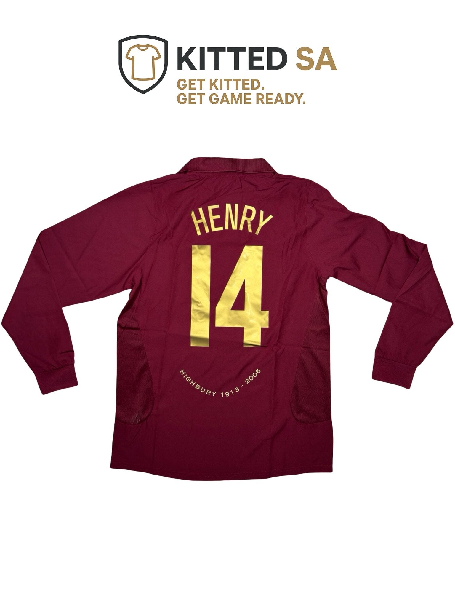 Arsenal 2005/06 Henry Champions League Final Long Sleeve Kit