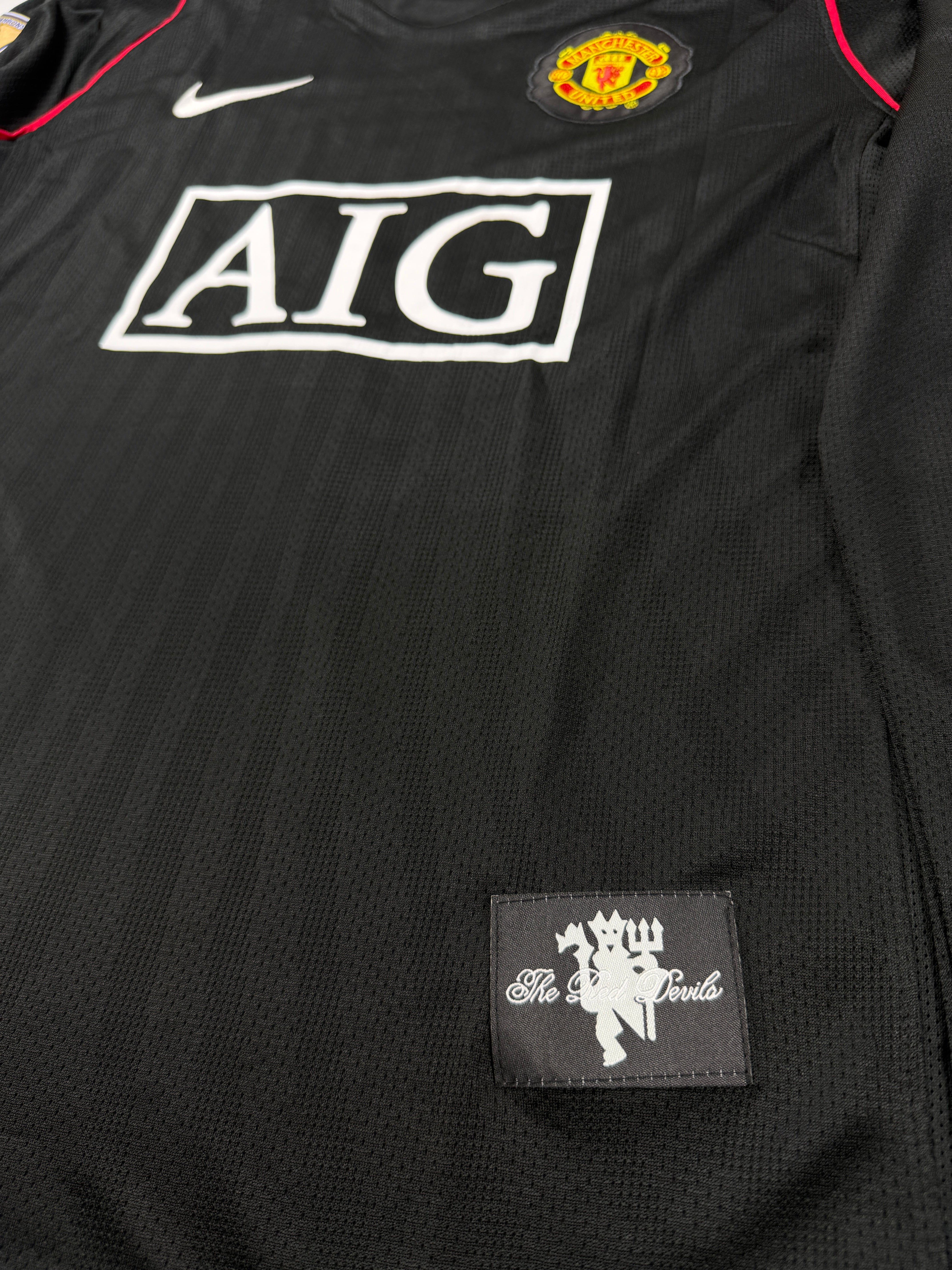 Manchester United 2007/08 Ronaldo Black Long Sleeve – KITTED SA