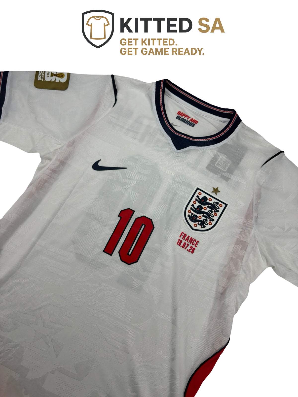 England 2026 Bellingham World Cup Third Place Home Player Edition Kit