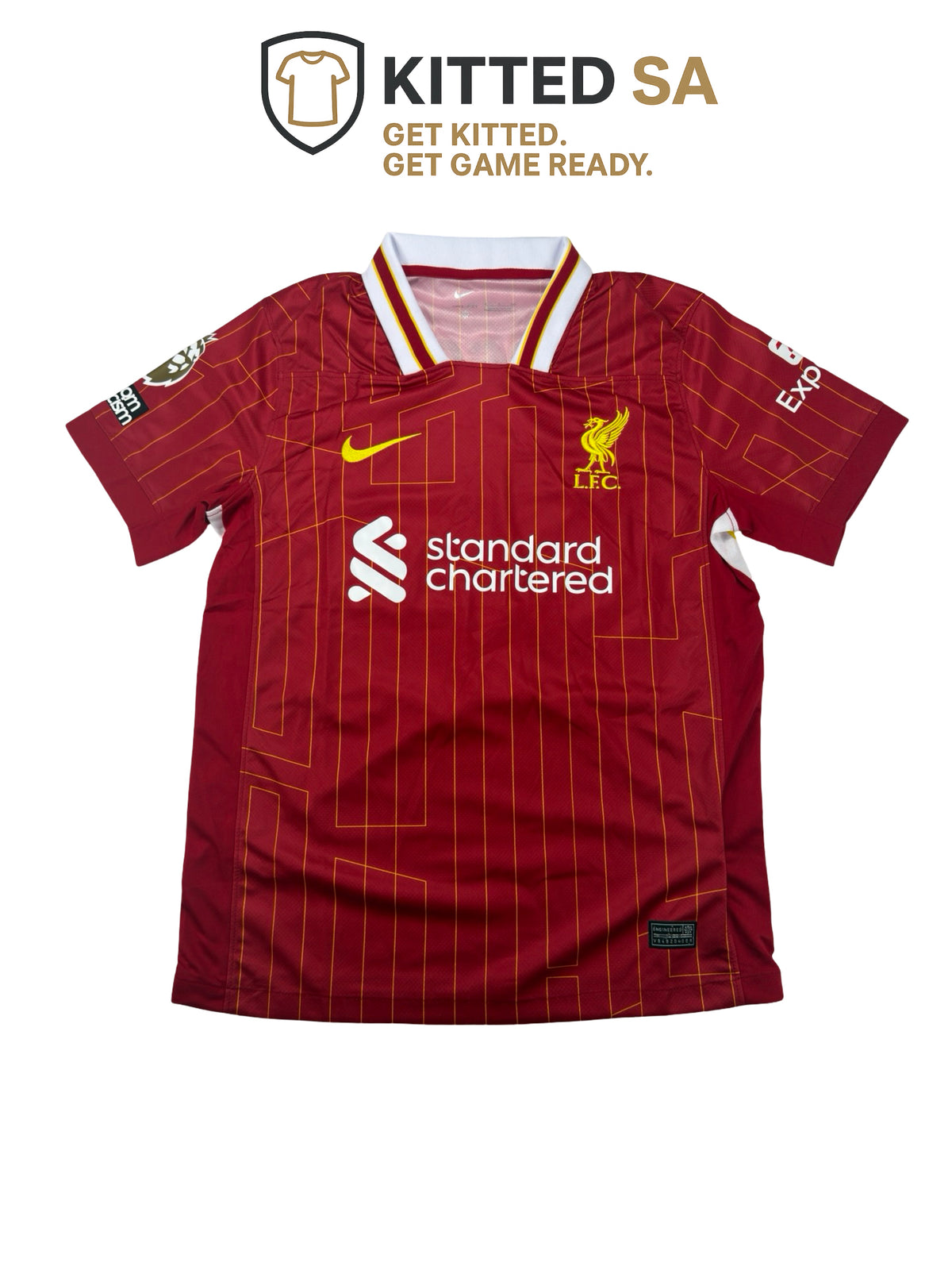 Liverpool 2024/25 Diogo Jota Home Kit – Champions Edition