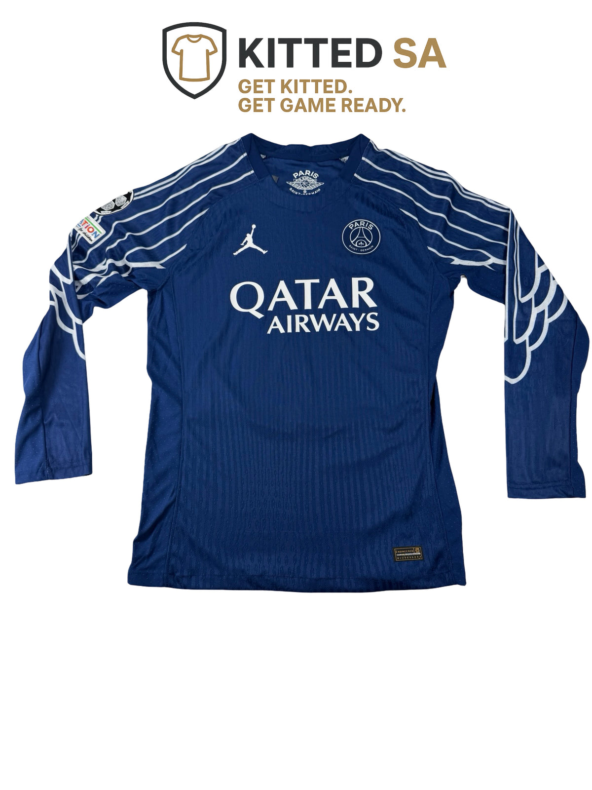 PSG 2024/25 Jordan Wings Fourth Long Sleeve Dembélé Player Edition Kit