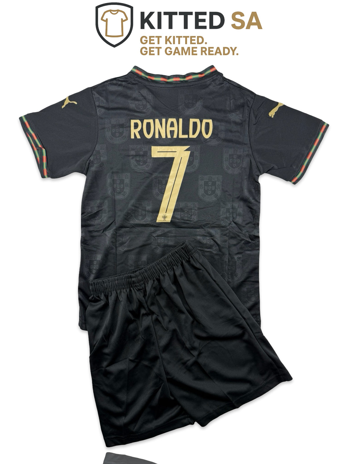 Portugal 2026 Ronaldo Limited Edition Eusébio Player Edition Kids Kit with Shorts