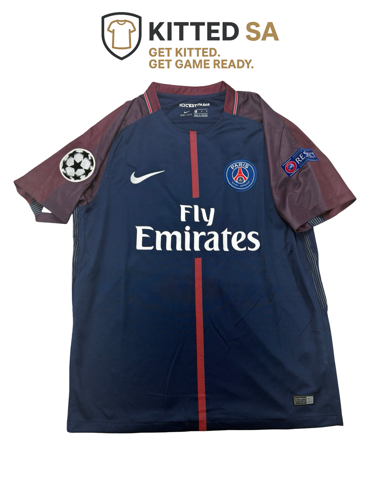 PSG 2017/18 Thiago Silva Home Kit