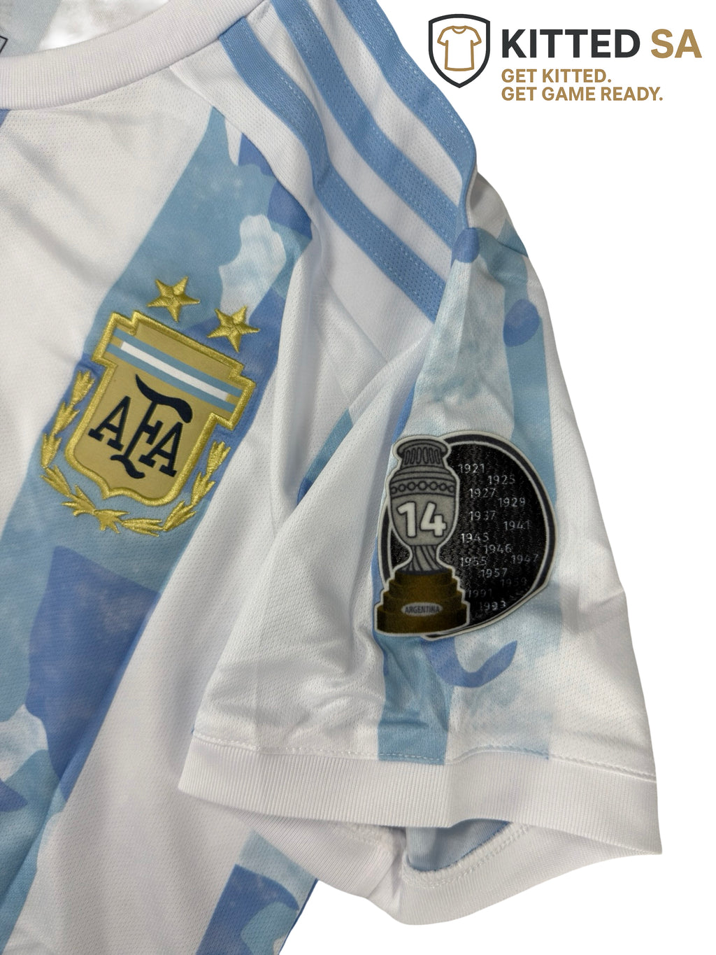 Argentina 2021 Messi Copa América Final Home Kit