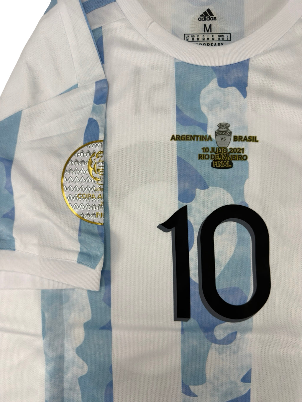 Argentina 2021 Messi Copa América Final Home Kit