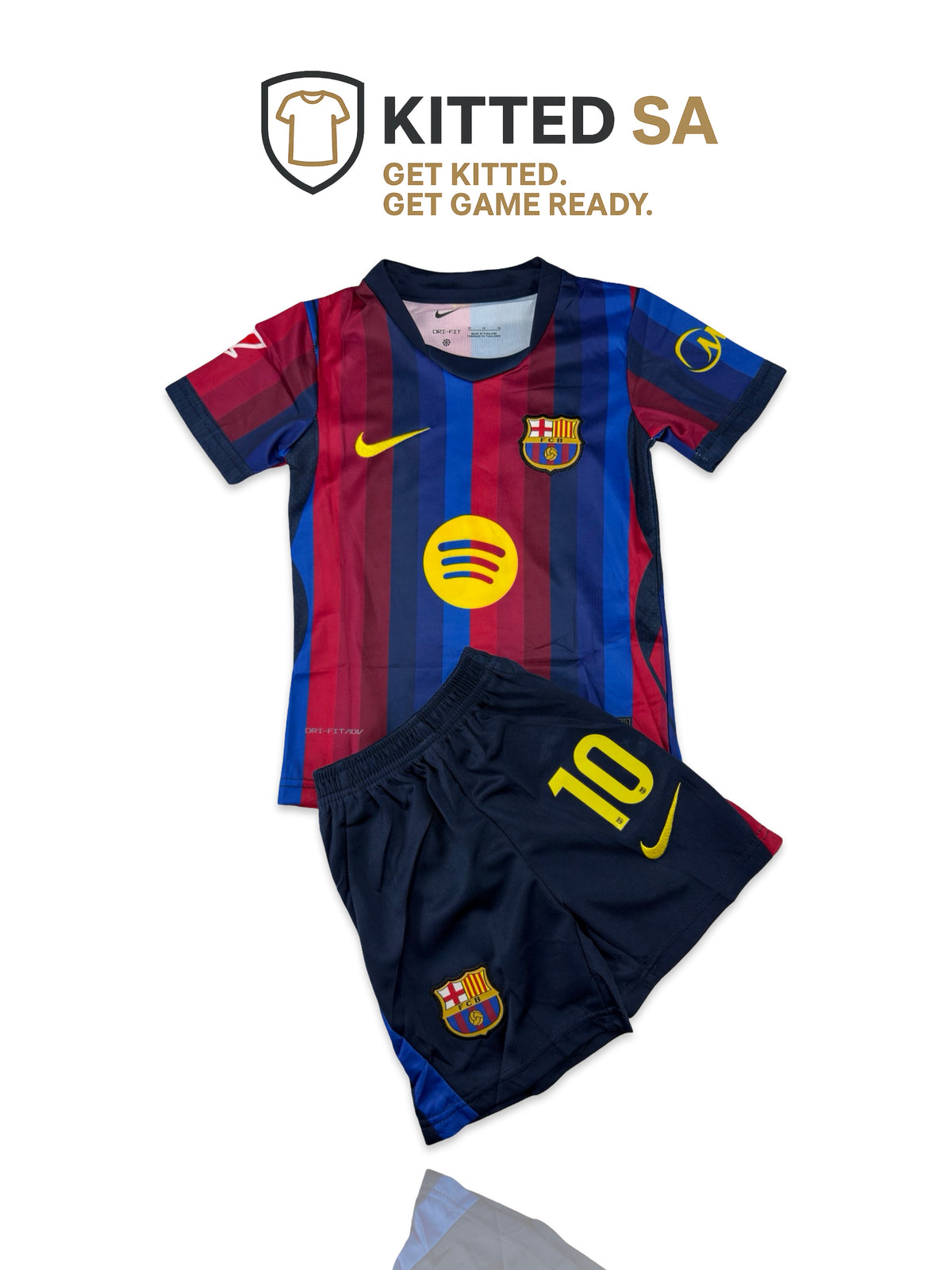Barcelona 2026/27 Yamal Home Kids Kit with Shorts