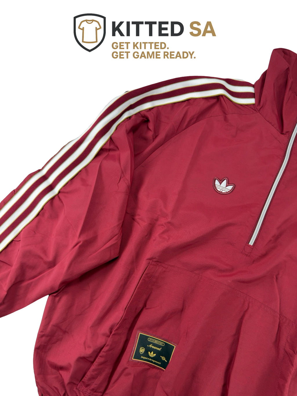 Arsenal Maroon adidas Originals 3/4 Jacket