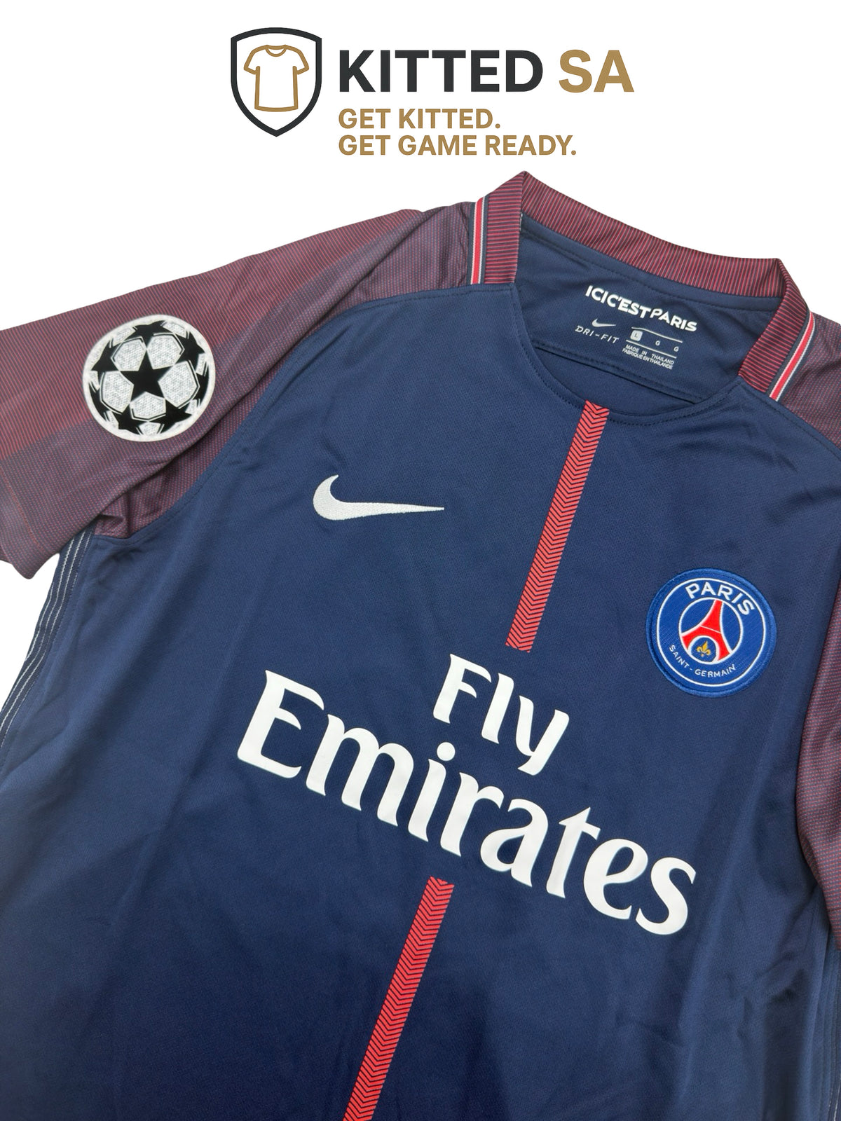 PSG 2017/18 Thiago Silva Home Kit