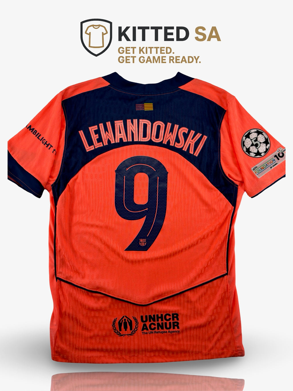 Barcelona 2025/26 Lewandowski Third Player Edition Kit