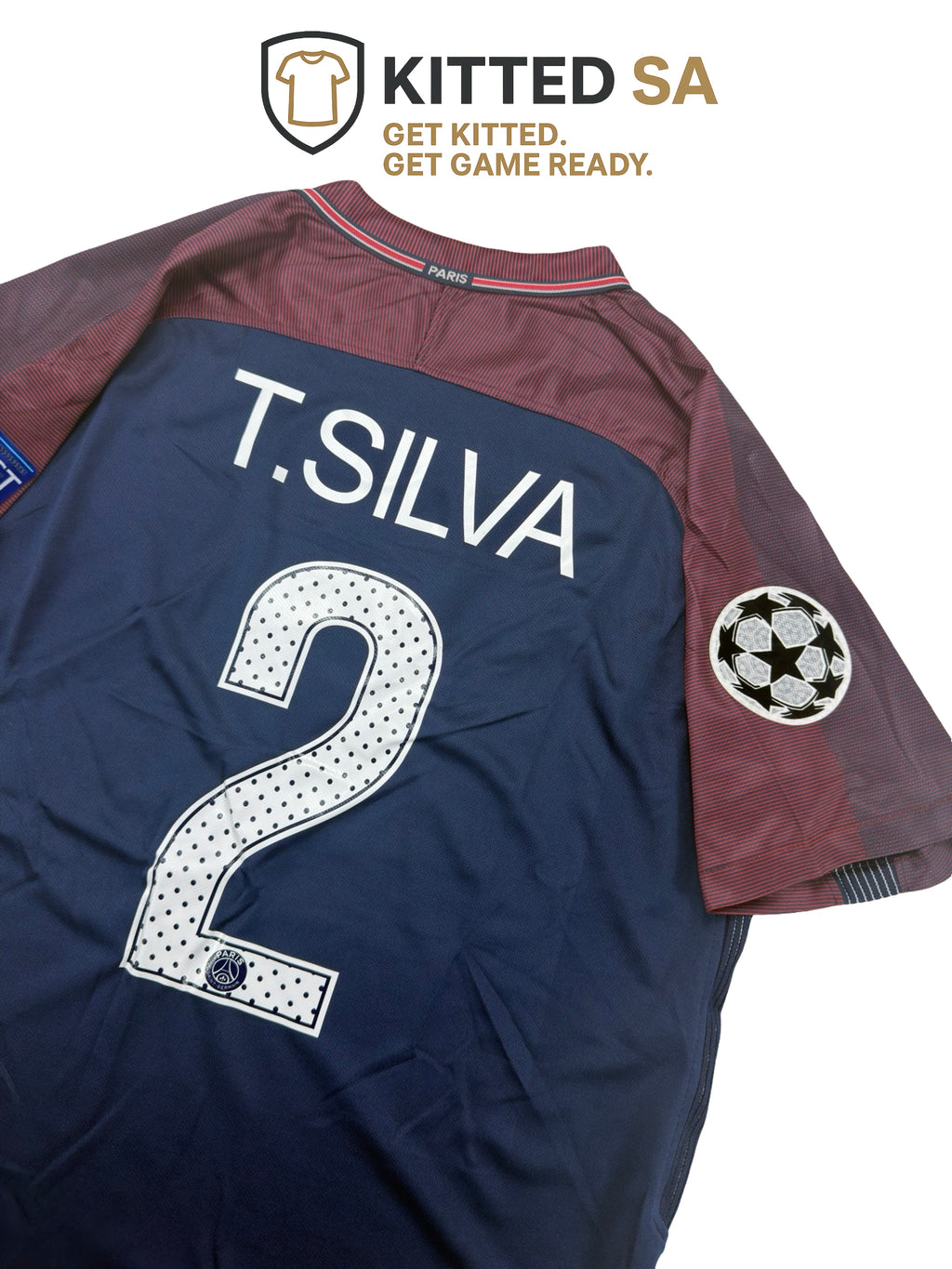 PSG 2017/18 Thiago Silva Home Kit