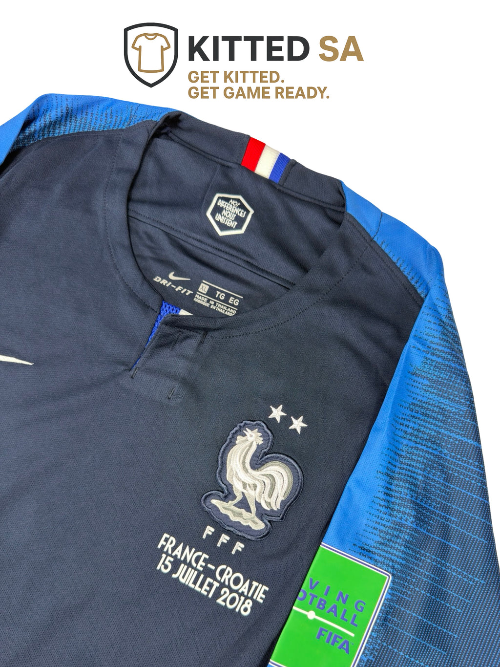 France 2018 Pogba World Cup Final Home Kit
