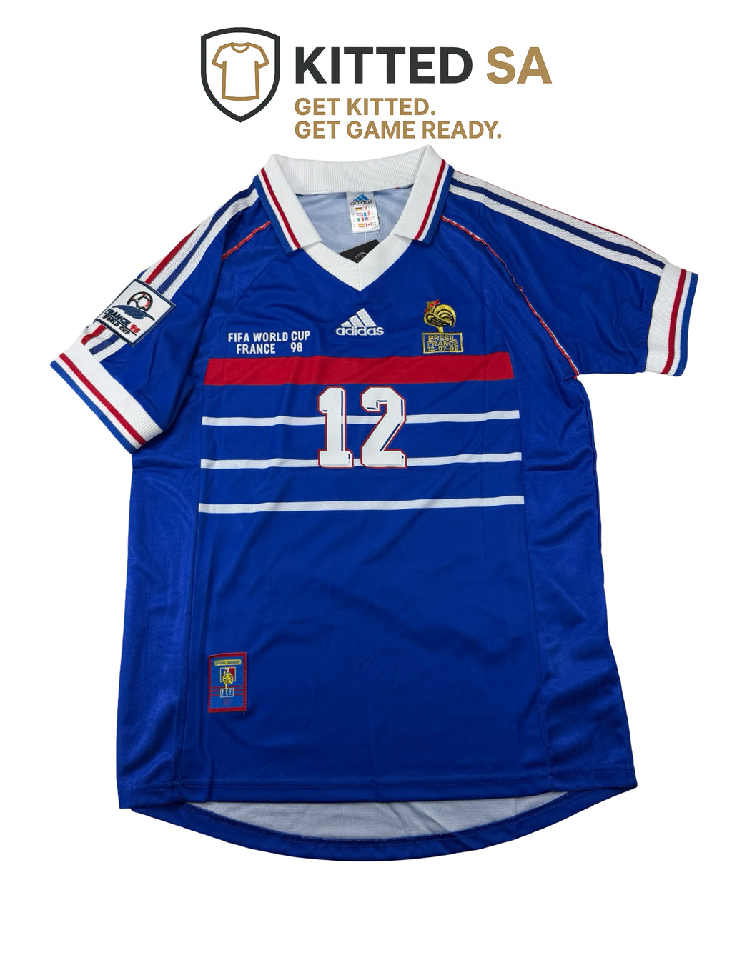 France 1998 Henry World Cup Final Home Kit