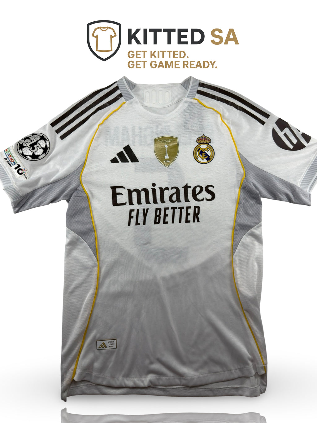 Real Madrid 2025/26 Bellingham Home Player Edition Kit