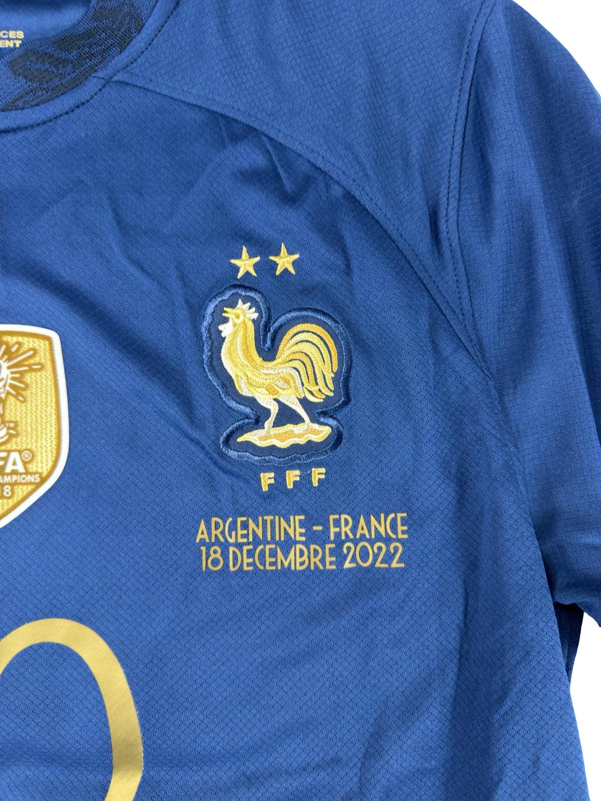 France 2022 Mbappé World Cup Final Home Kit