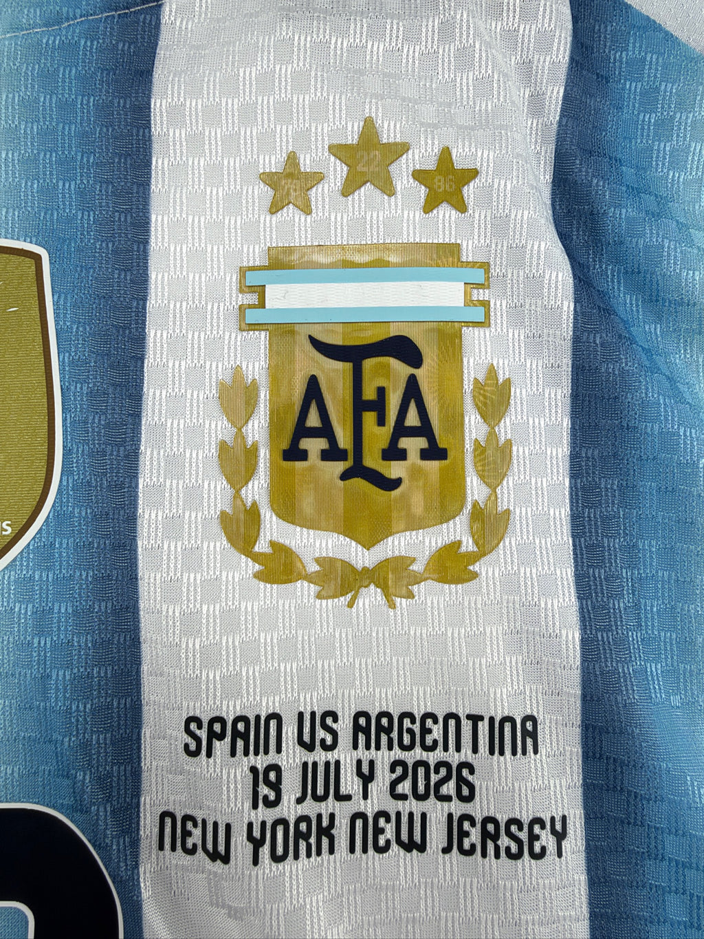 Argentina 2026 Messi Legacy World Cup Final Home Player Edition Kit