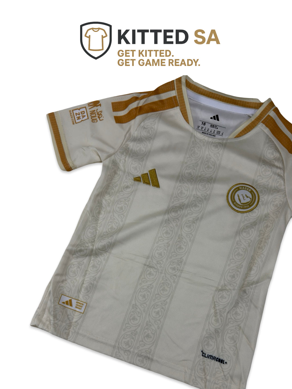 Al Nassr Limited Edition White Ronaldo Kids Kit with Shorts