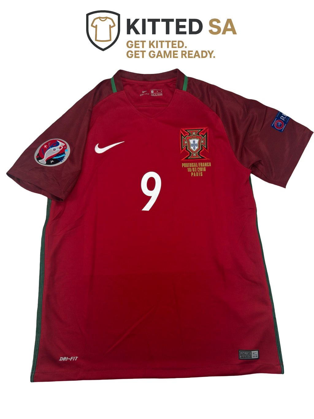 Portugal 2016 Éder Euro Final Home Kit