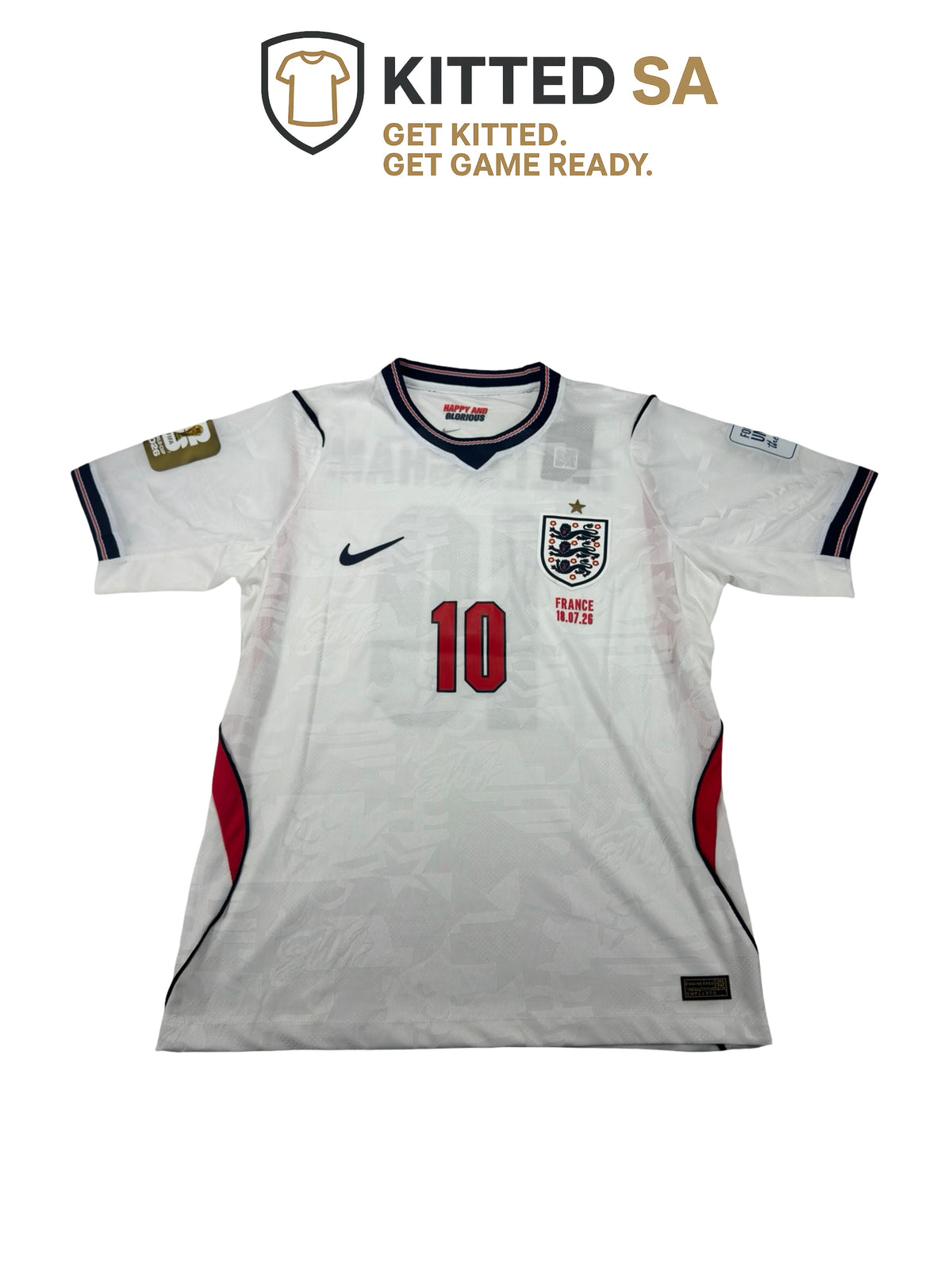 England 2026 Bellingham World Cup Third Place Home Player Edition Kit