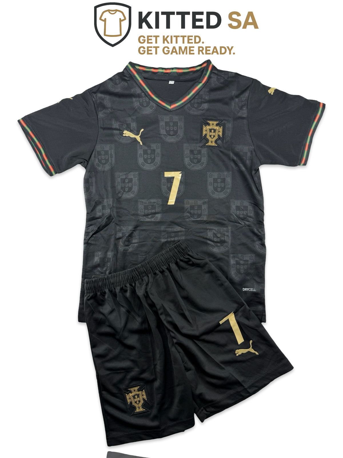 Portugal 2026 Ronaldo Limited Edition Eusébio Player Edition Kids Kit with Shorts