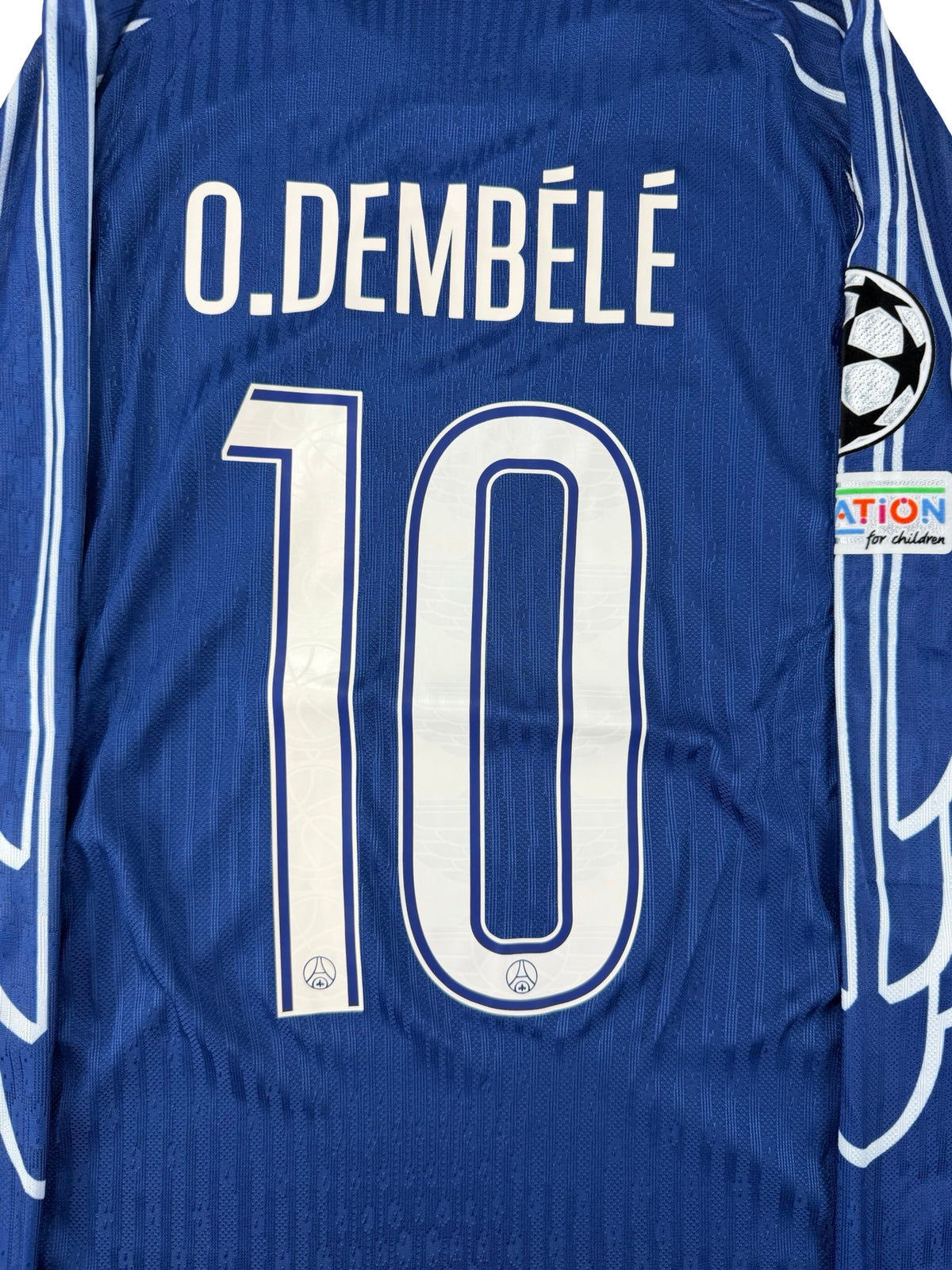 PSG 2024/25 Jordan Wings Fourth Long Sleeve Dembélé Player Edition Kit