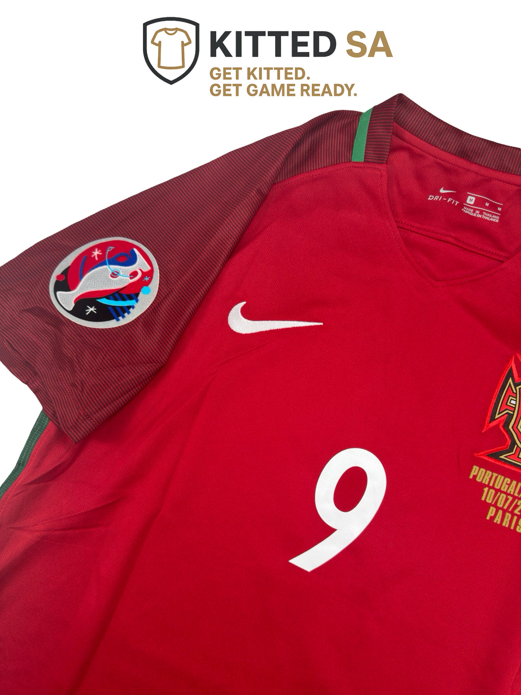 Portugal 2016 Éder Euro Final Home Kit