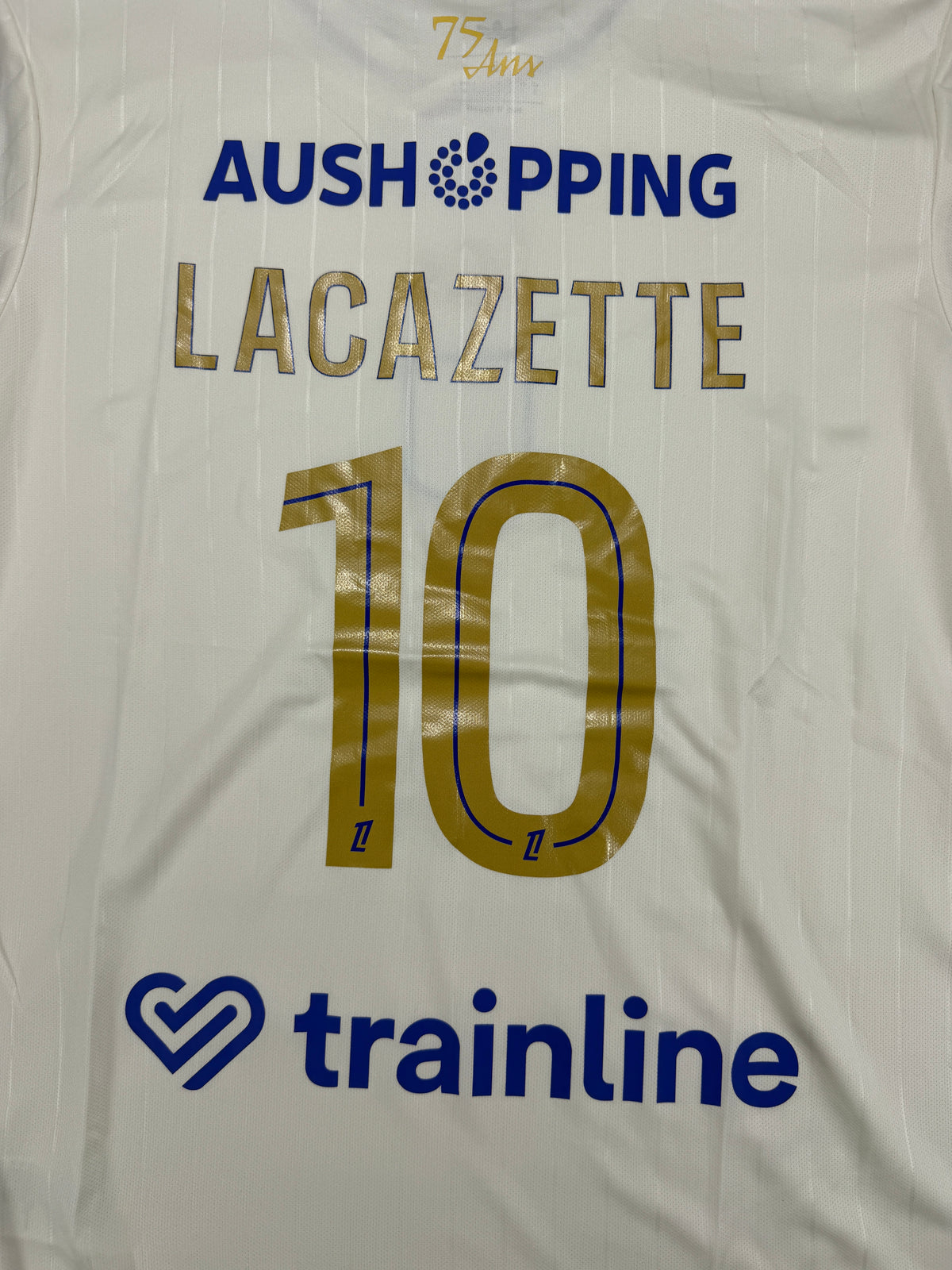 Olympique Lyon 2025 Lacazette 75th Anniversary Kit