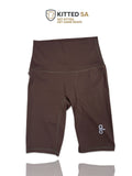 Alo High-Waist Biker Shorts – Chocolate Brown