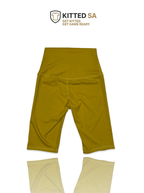Alo High-Waist Biker Shorts – Mustard Gold