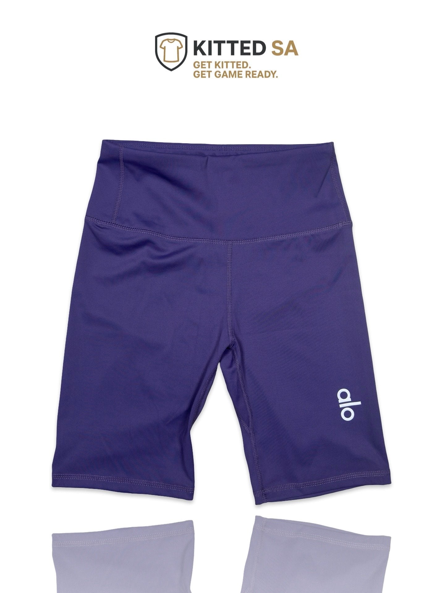 Alo High-Waist Biker Shorts – Deep Violet – KITTED SA