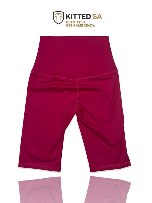 Alo High-Waist Biker Shorts – Berry Red