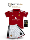 Manchester United 2026/27 Bruno Fernandes Home Kids Kit with Shorts and Socks