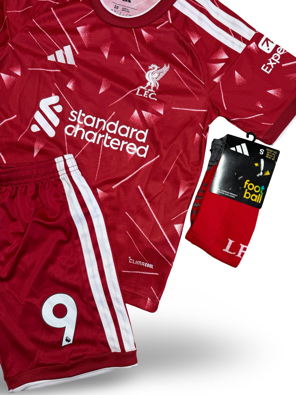 Liverpool 2026/27 Isak Home Kids Kit with Shorts and Socks