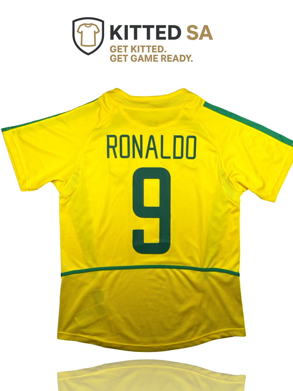 Brazil 2002 Ronaldo Home World Cup Kit