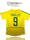 Brazil 2002 Ronaldo Home World Cup Kit