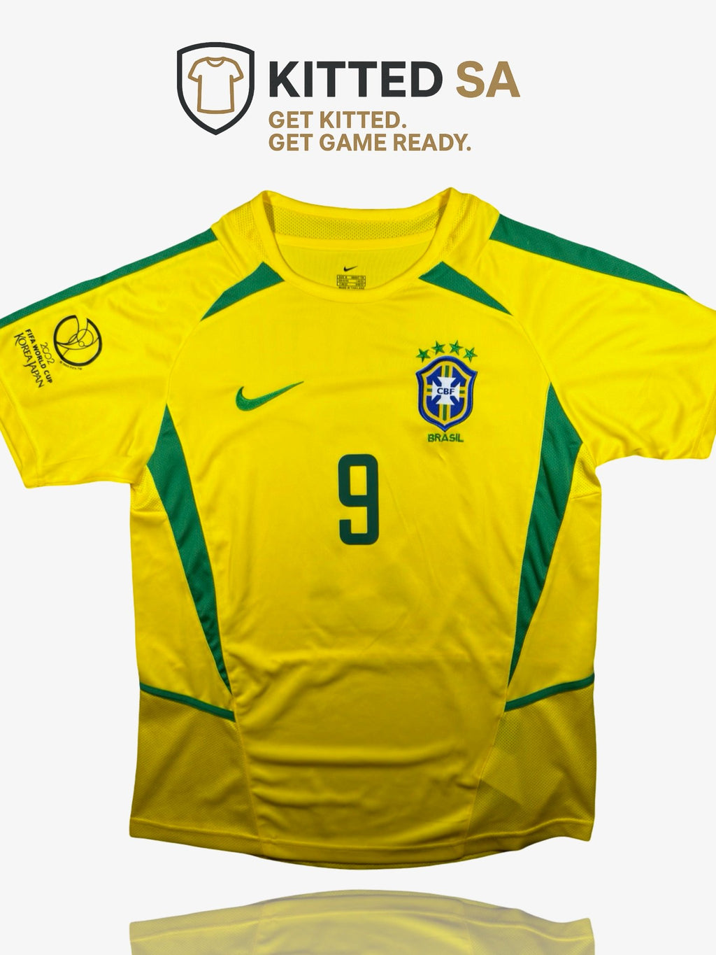 Brazil 2002 Ronaldo Home World Cup Kit