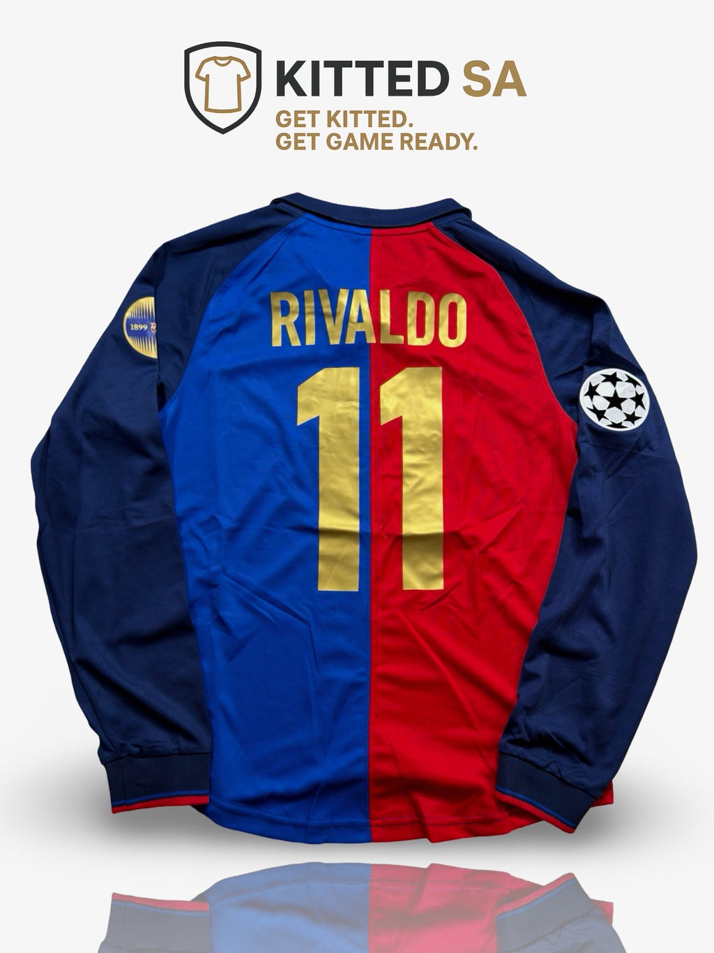 Barcelona 1999/00 Rivaldo Champions League Kit