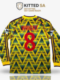 Arsenal 91/93 Ian Wright Bruised Banana Away Long Sleeve