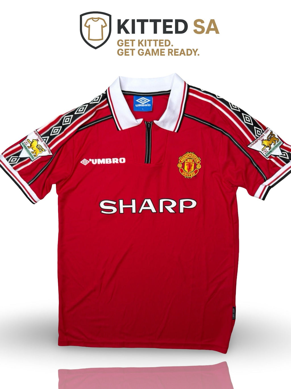 Manchester United 98/99 Premier League Home Kit