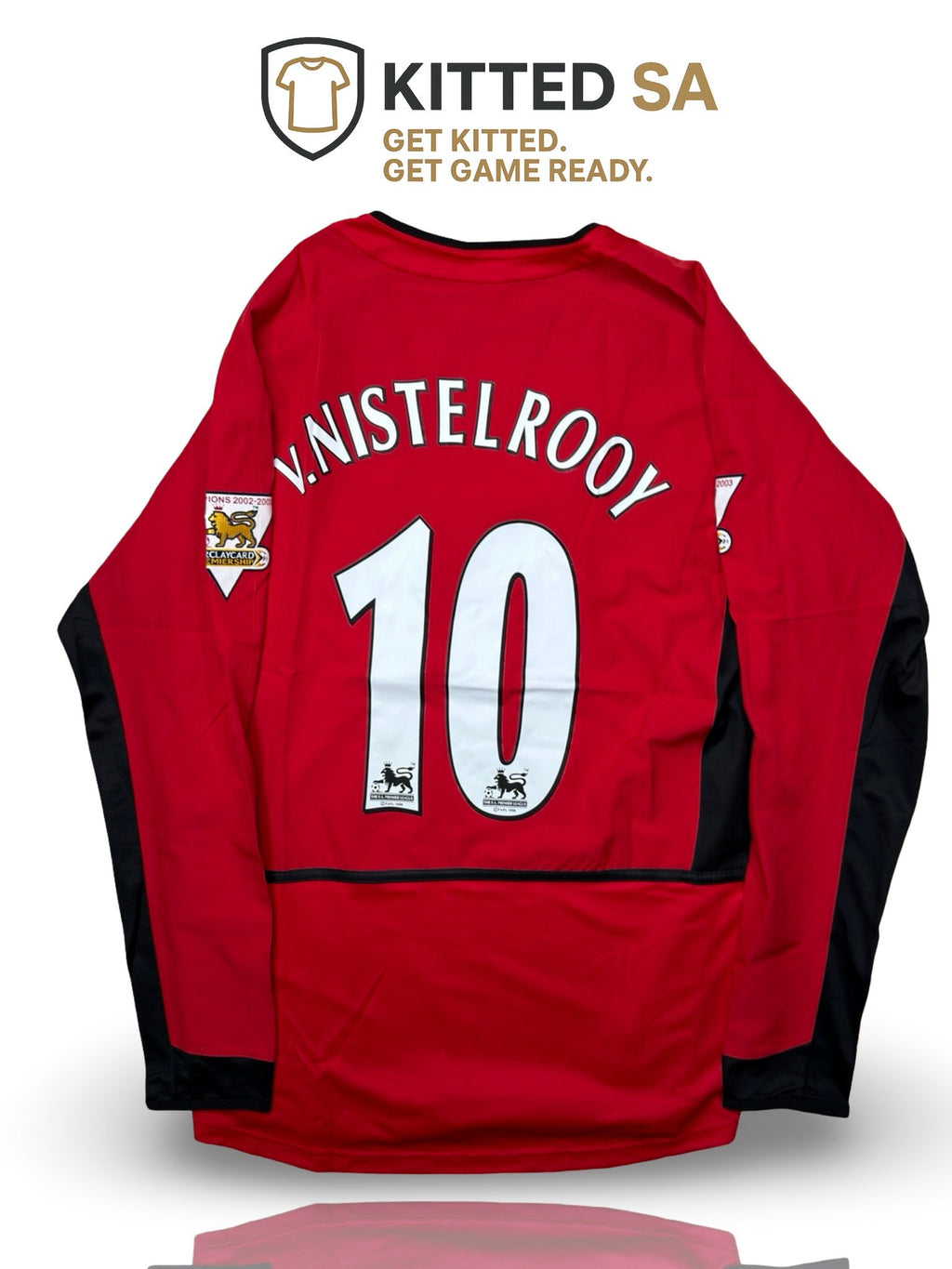 Manchester United 02/03 Van Nistelrooy Long Sleeve Home Kit