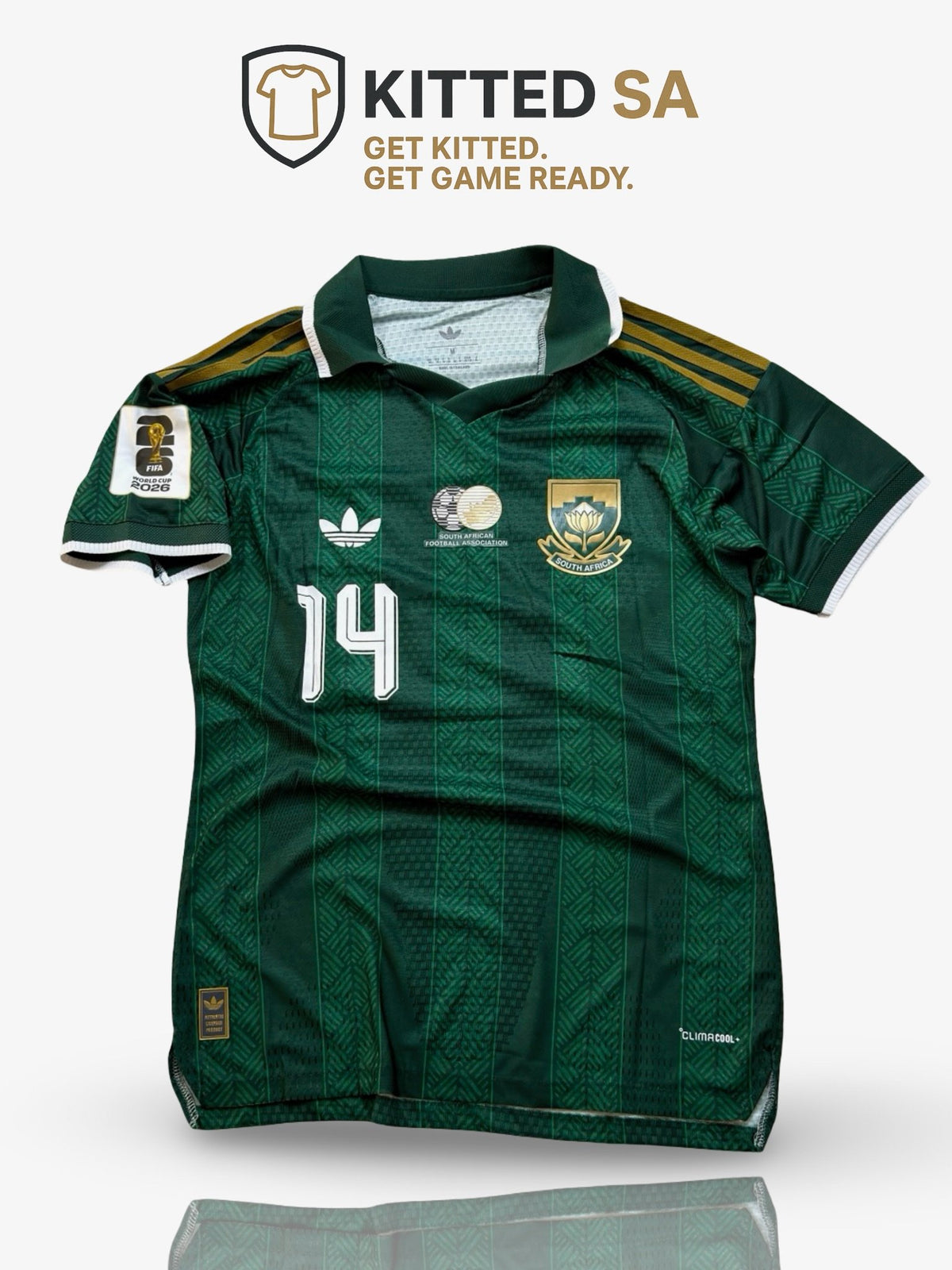 Bafana Bafana 2026 Foster Away World Cup Player Edition Kit South Africa