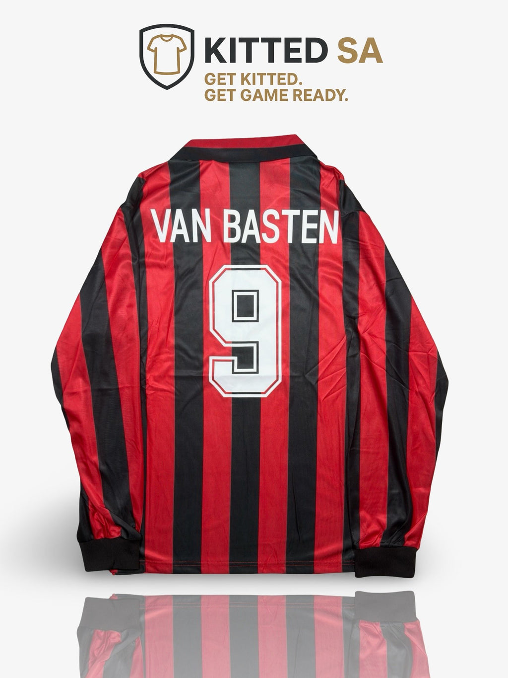 AC Milan 89/90 Van Basten Home Long Sleeve Kit