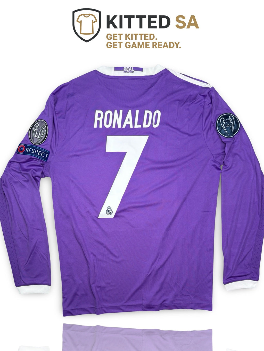 Real Madrid 2016/17 Ronaldo Away Champions League Final Kit