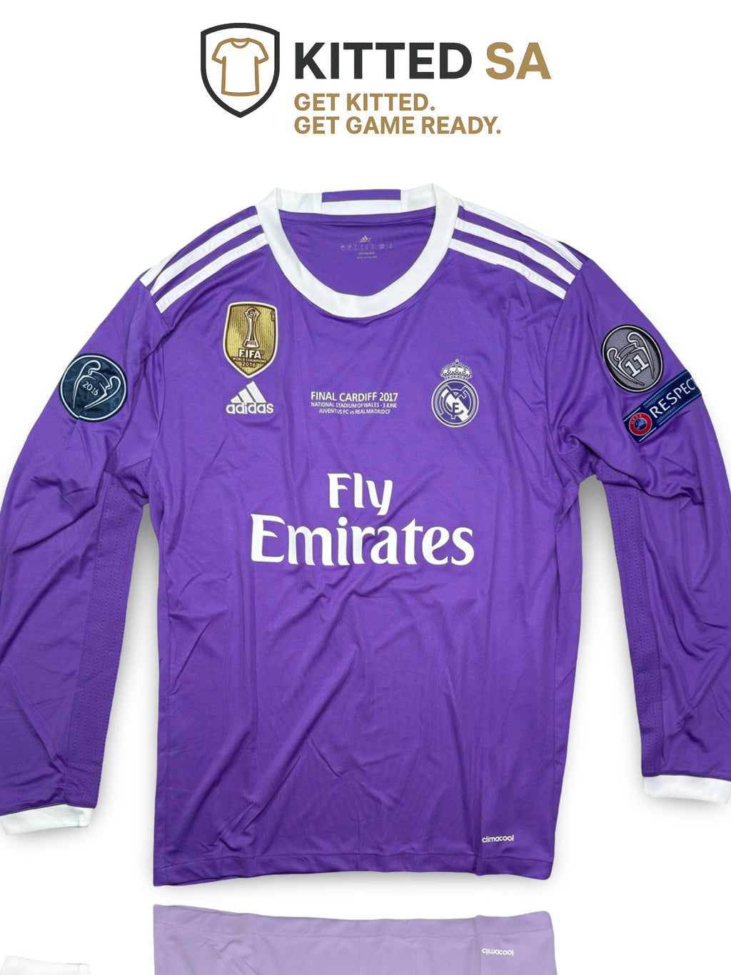 Real Madrid 2016/17 Ronaldo Away Champions League Final Kit