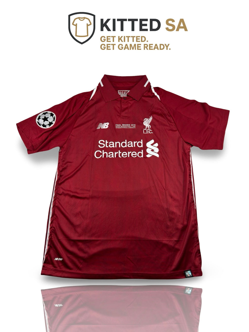 Liverpool FC 2018/19 Champions League Final Salah Home Kit