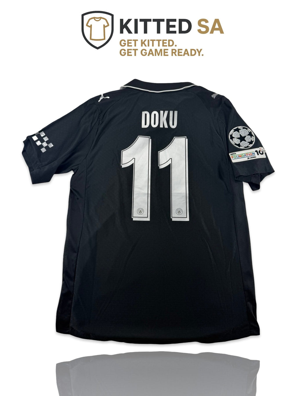 Manchester City 2025/26 Doku Away Player Edition Kit