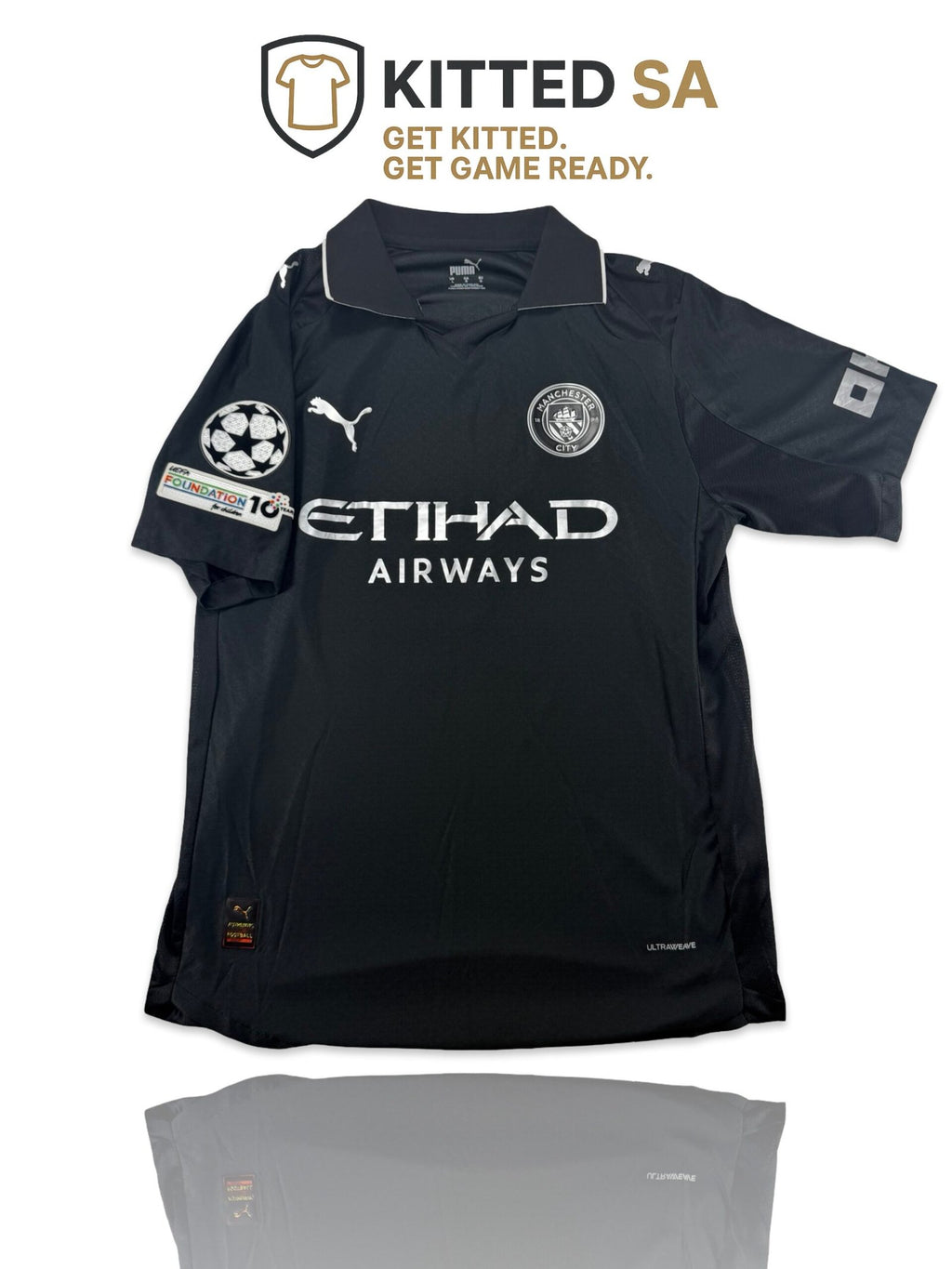 Manchester City 2025/26 Doku Away Player Edition Kit
