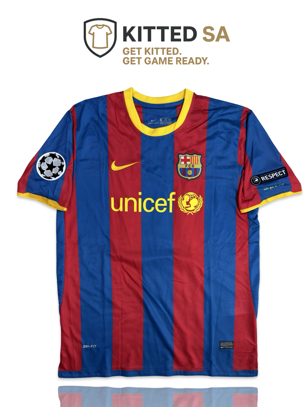 FC Barcelona 2010/11 Messi Home Kit
