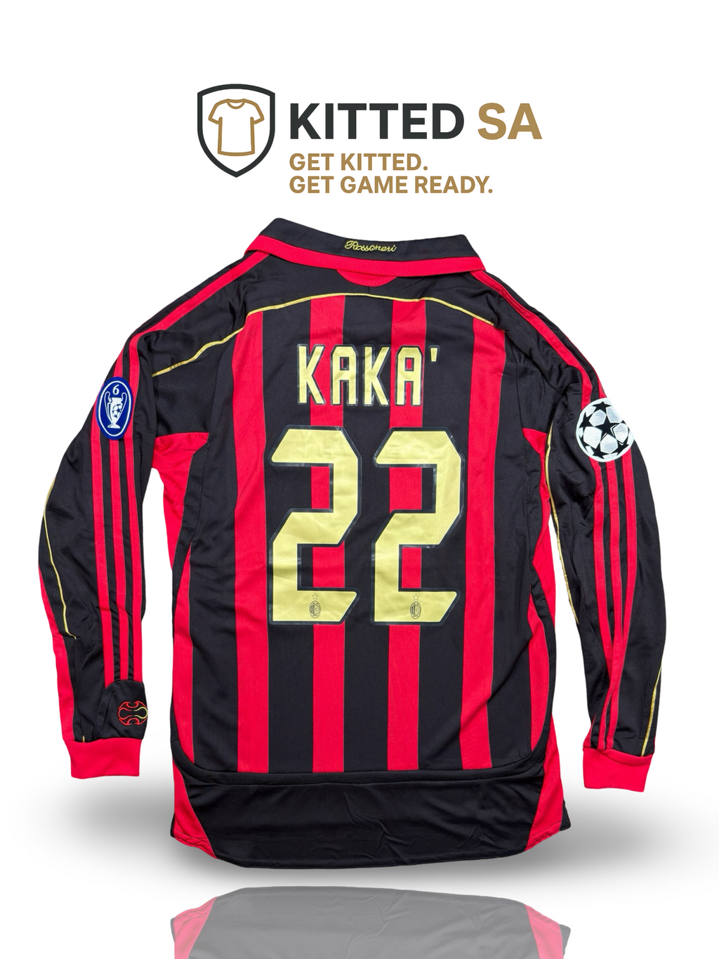 AC Milan 2006/07 Kaká Home Long Sleeve Kit