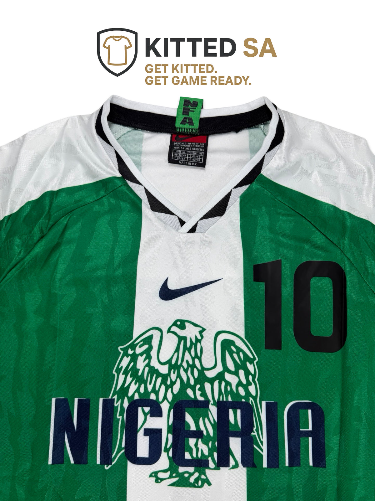 Nigeria 1996 Okocha Home Kit