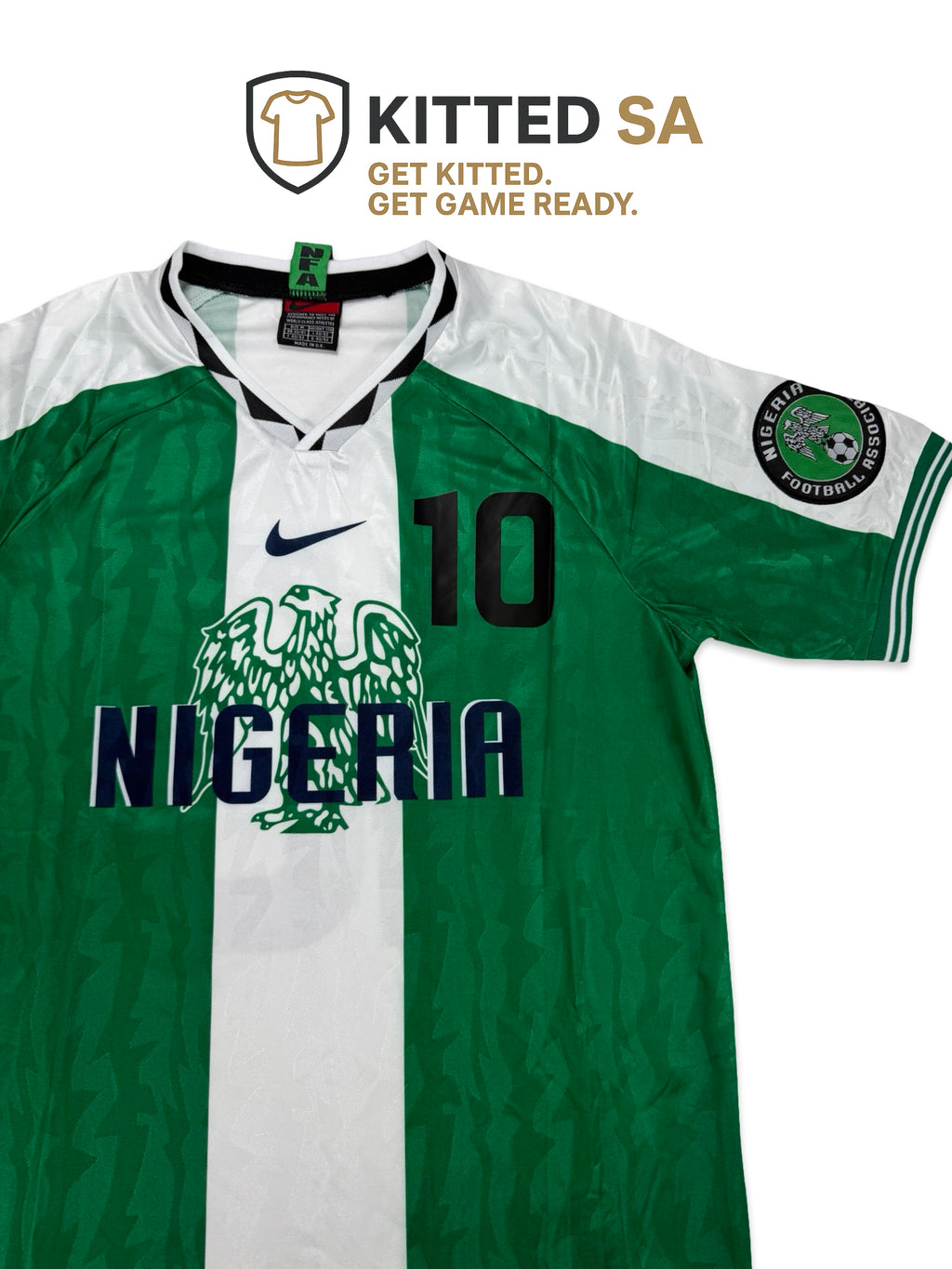 Nigeria 1996 Okocha Home Kit
